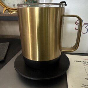 S3 Pro Temperature Control Smart Mug With Lid Coffee Mug Warmer. New!